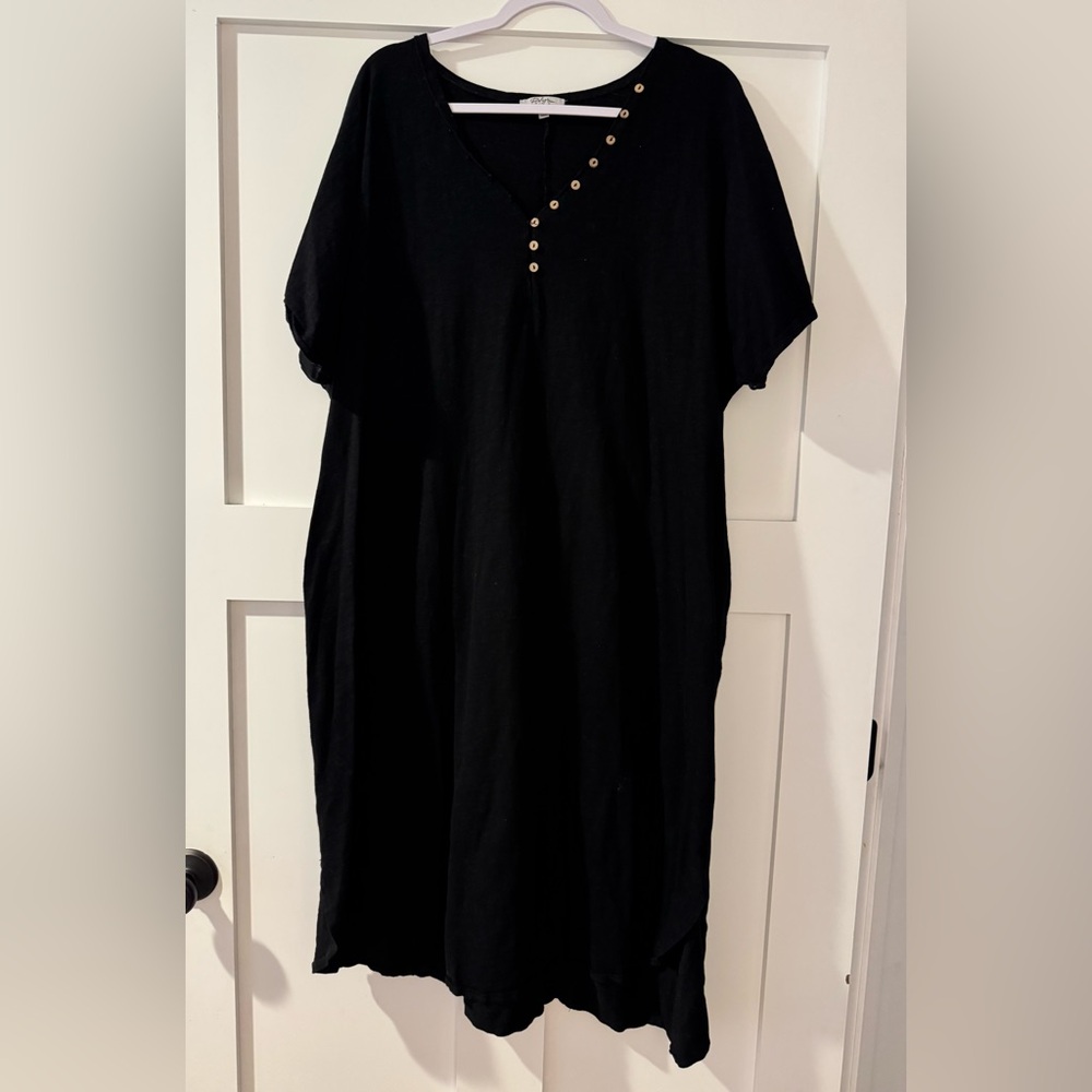 Women’s Black Polagram Dress